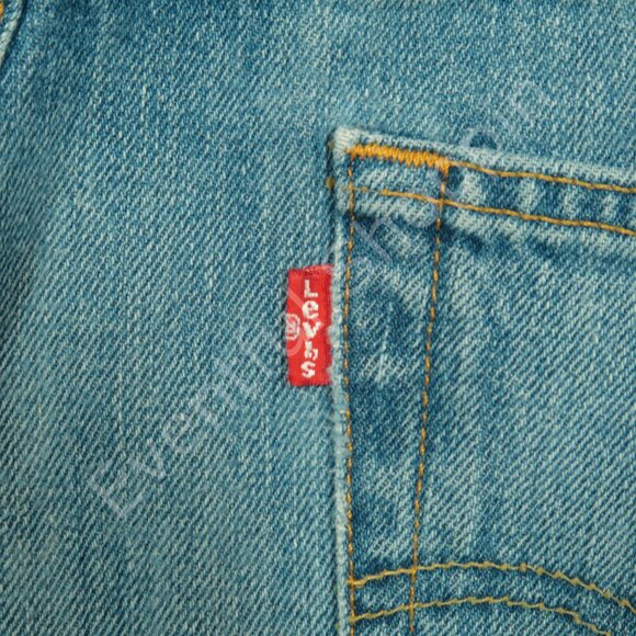 Vintage Levis 501 Jeans Mens 35 Blue Original Straight Denim 90s - Picture 4 of 8